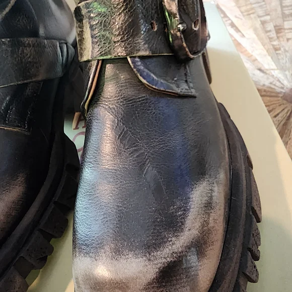 A.S.98 Hamish Distresses Ice Combat Boots - Picture 3 of 8